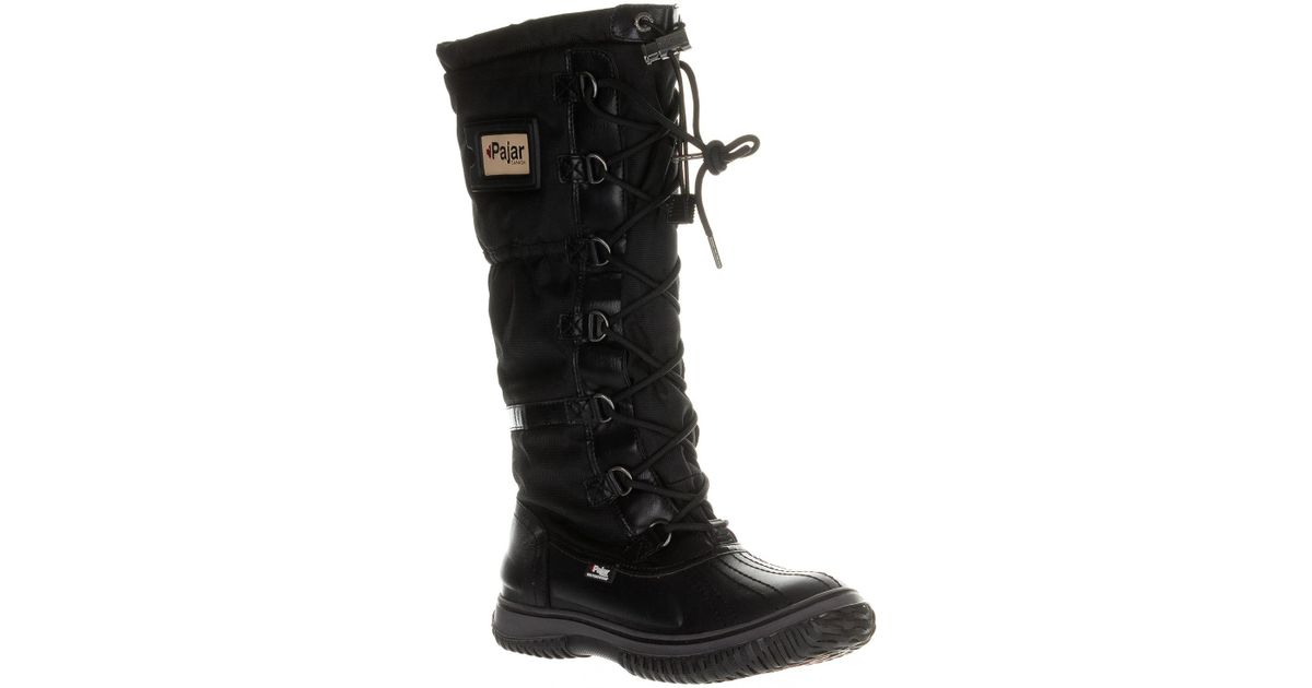 pajar gia waterproof faux fur lined boot