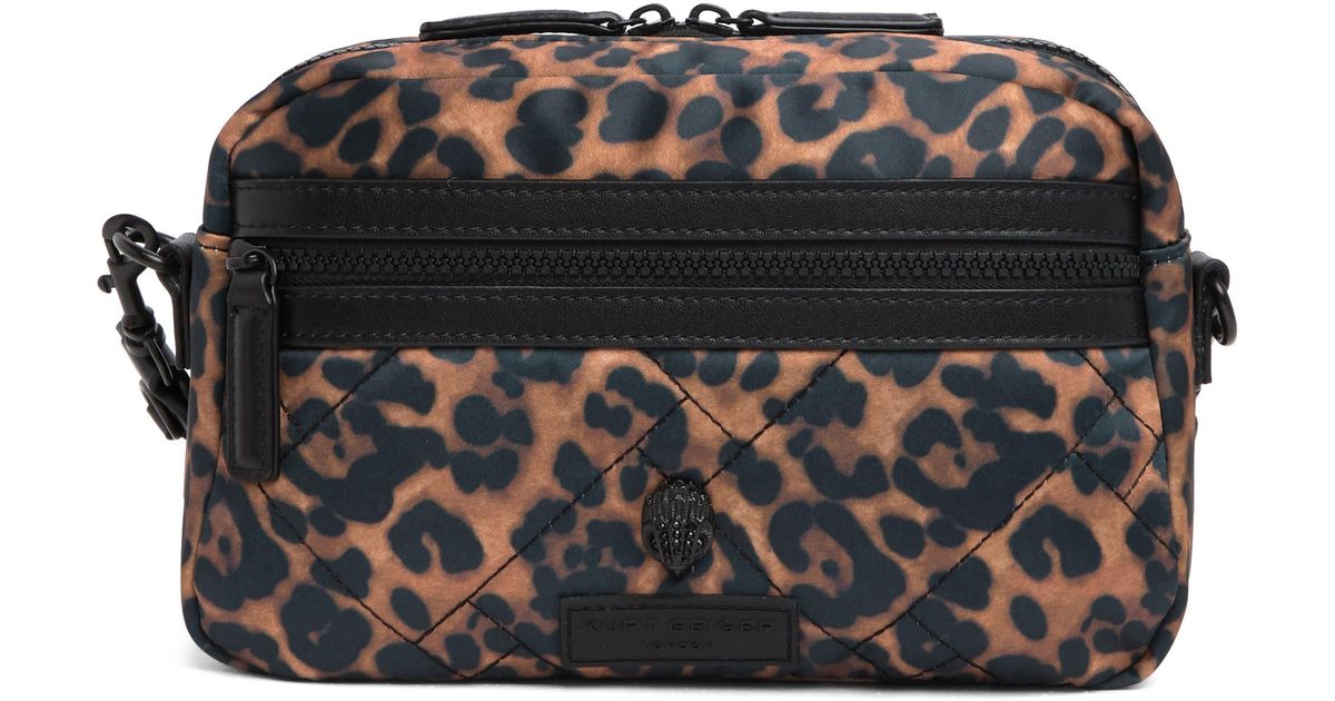 Kurt Geiger Leopard Print Crossbody Bag In Medium Brown At Nordstrom ...
