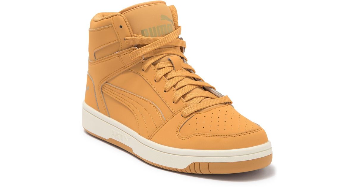 PUMA Rebound Layup Sneaker In Taffy-team Gold-marshmallow At Nordstrom Rack  in Brown for Men | Lyst