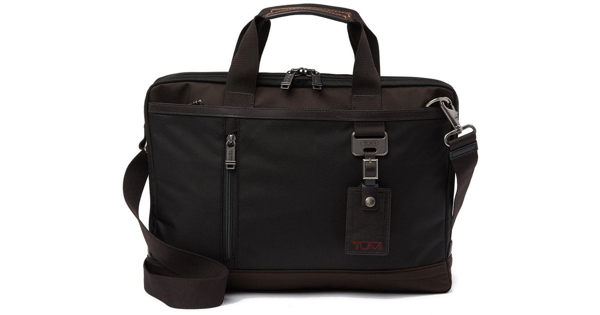 tumi burke portfolio slim briefcase