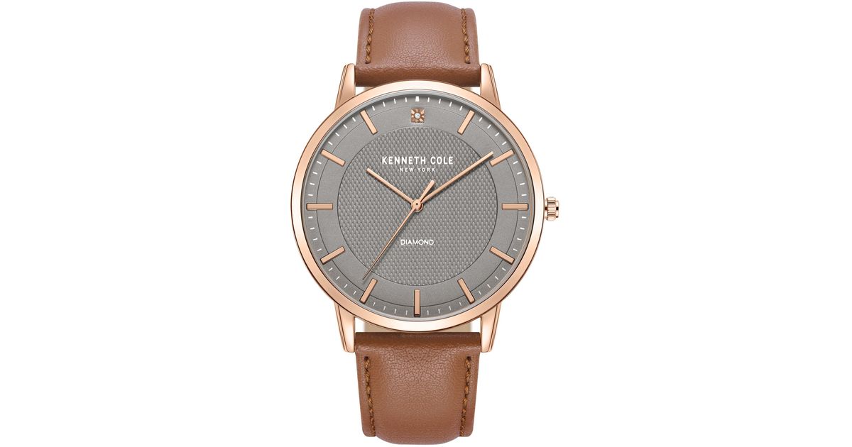 Kenneth cole watch leather cheap band