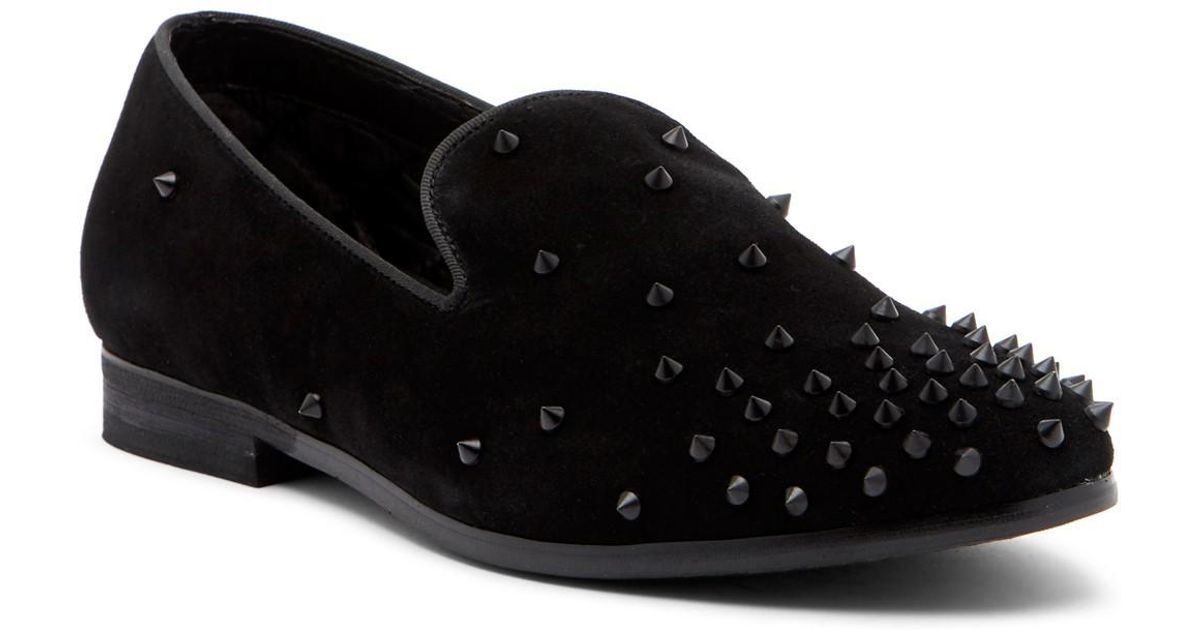 steve madden black heels with spikes