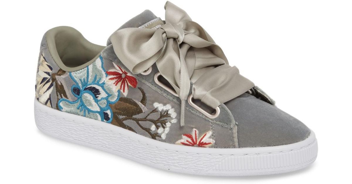 puma basket heart hyper emb wn's