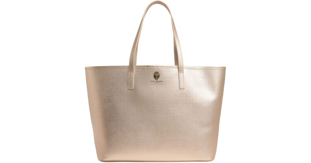 Kurt Geiger Richmond Shopper Tote in Natural Lyst