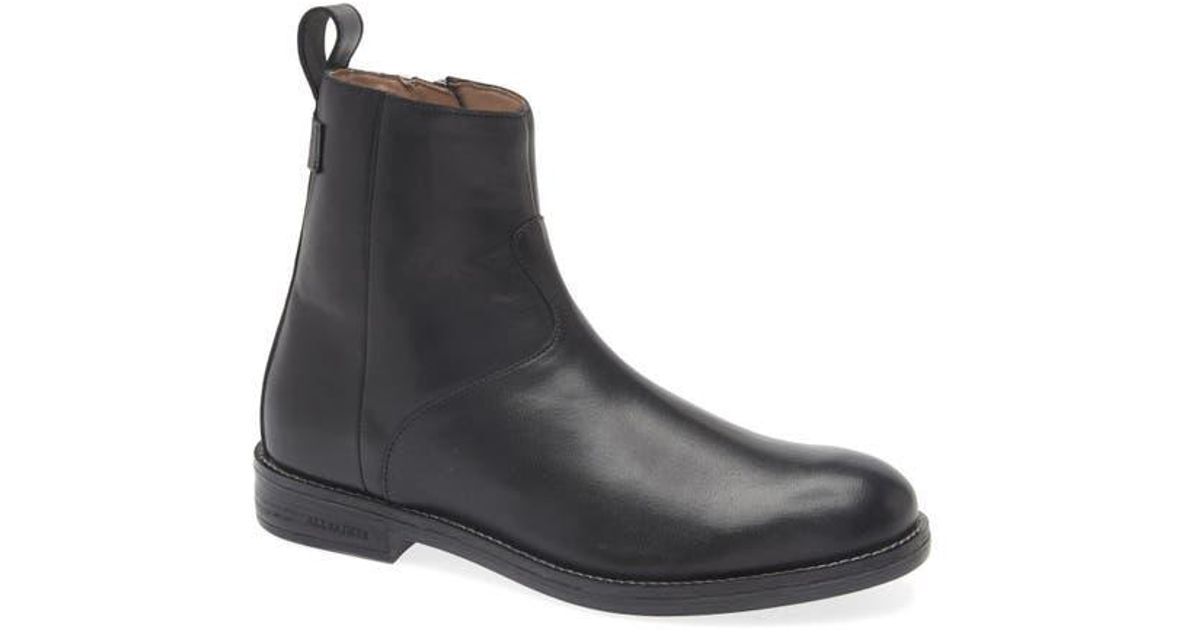 ALLSAINTS  hollow zip boot ALLSAINTS Apollo Hollow Suede Zip Boot In Grey 40 / 7 Men main image 4