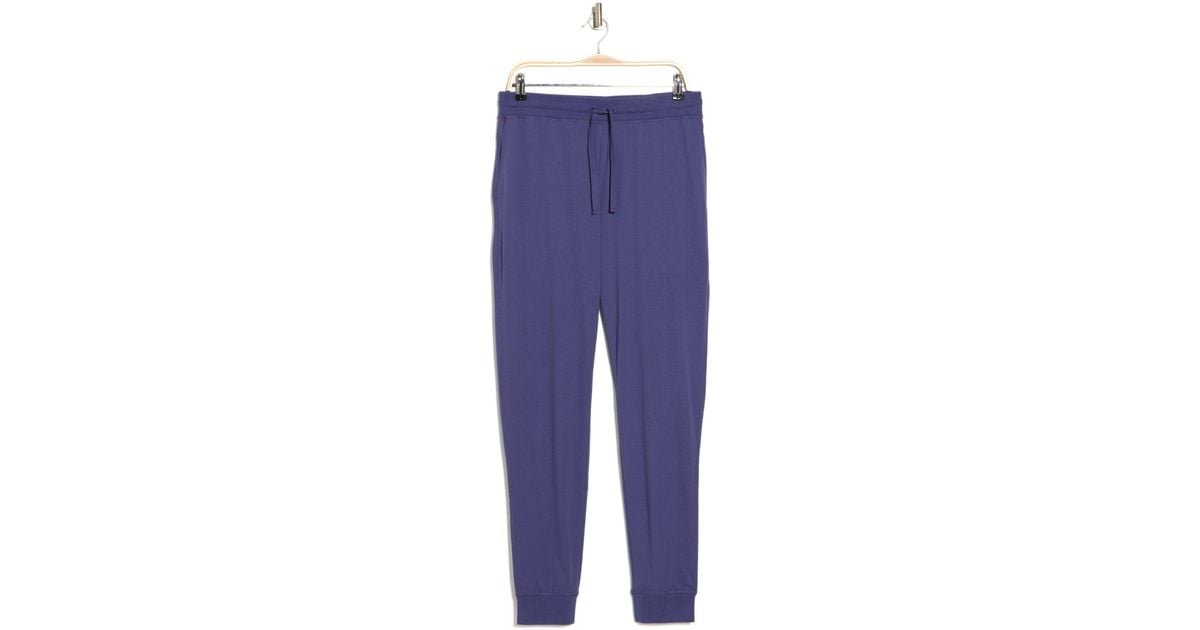 Daniel Buchler Cuffed Pajama Pants in Blue for Men | Lyst