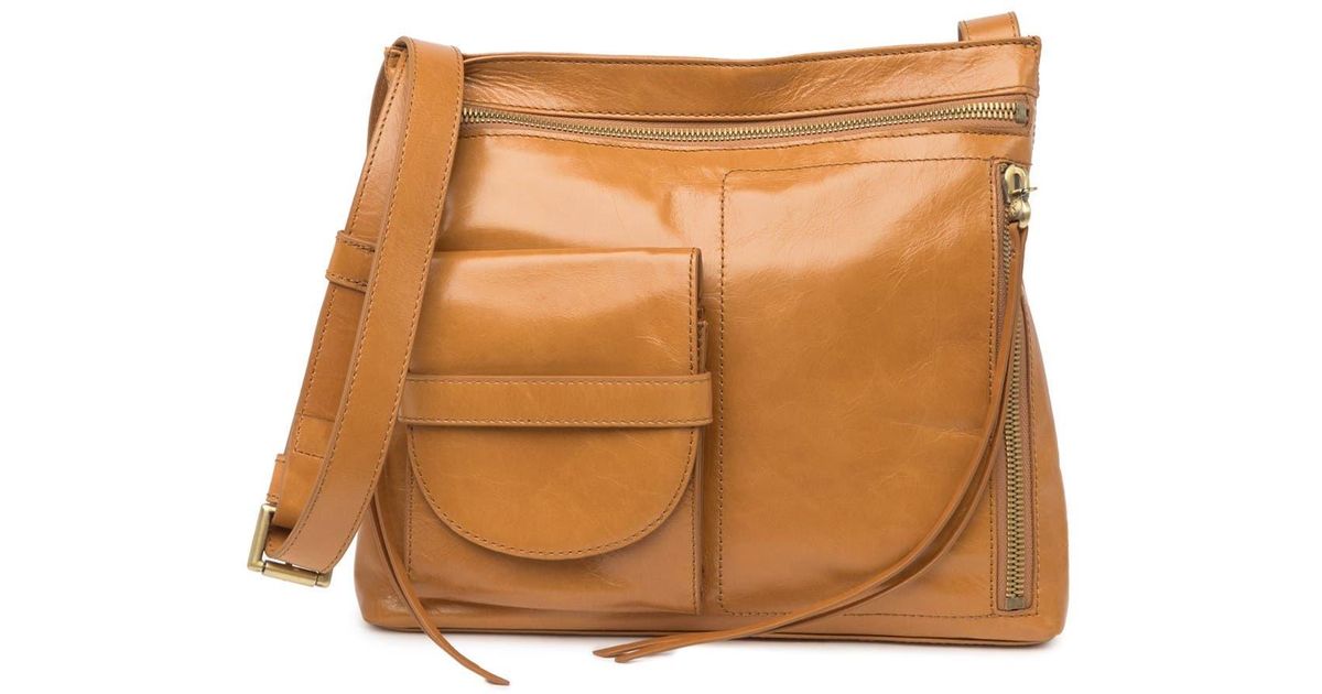 Hobo International Crossfire Leather Crossbody Bag In Honey At