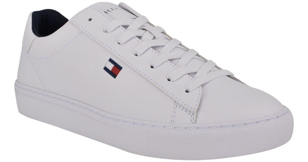 Tommy Hilfiger Brecon Signature Sneaker In Whmll At Nordstrom Rack for ...