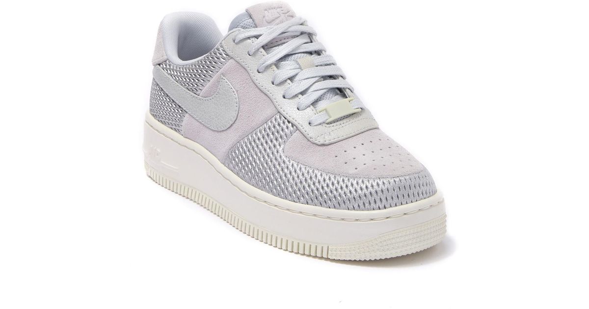 Nike Air Force 1 Upstep Premium Reptile Embossed Leather Sneaker - Lyst