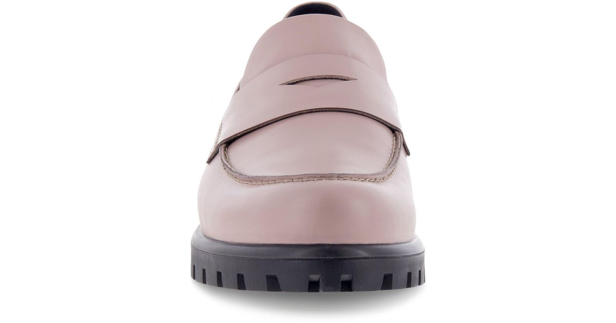 Ecco Modtray Penny Loafer In Rose Wood At Nordstrom Rack Lyst