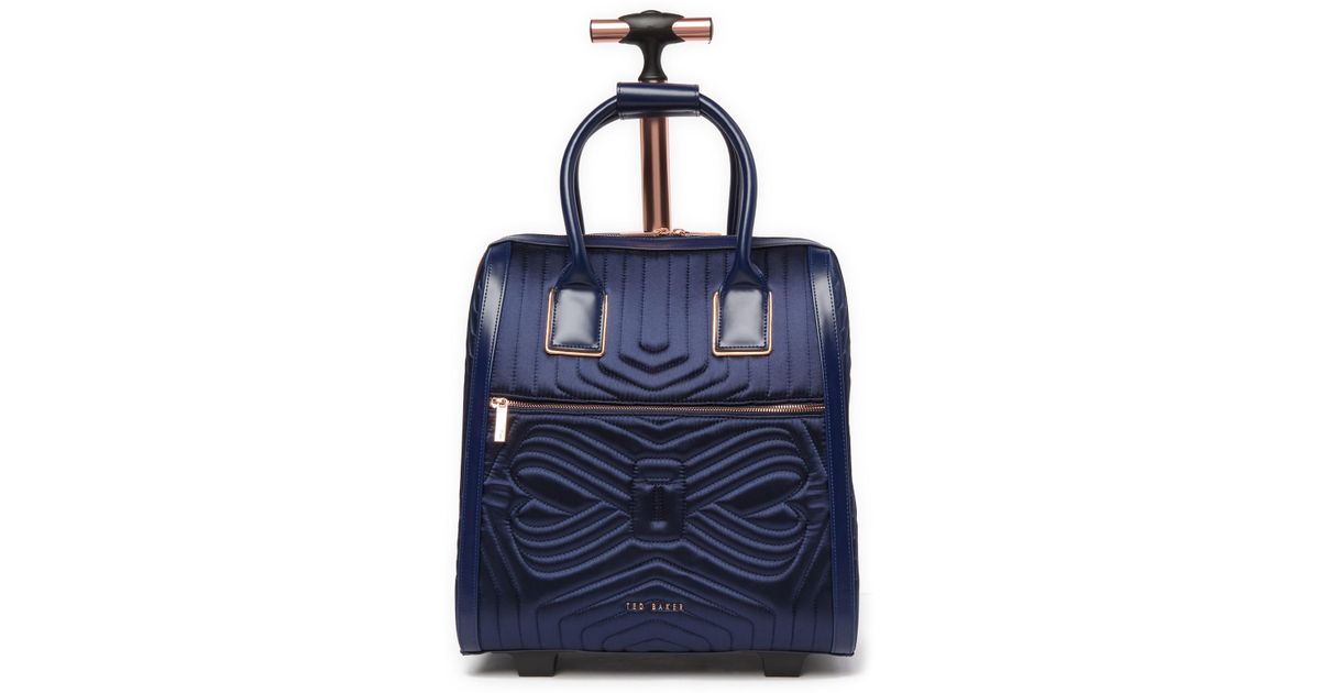 ted baker anisee quilted bow travel bag