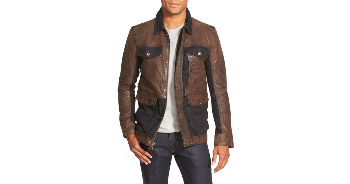 timberland tenon leather jacket
