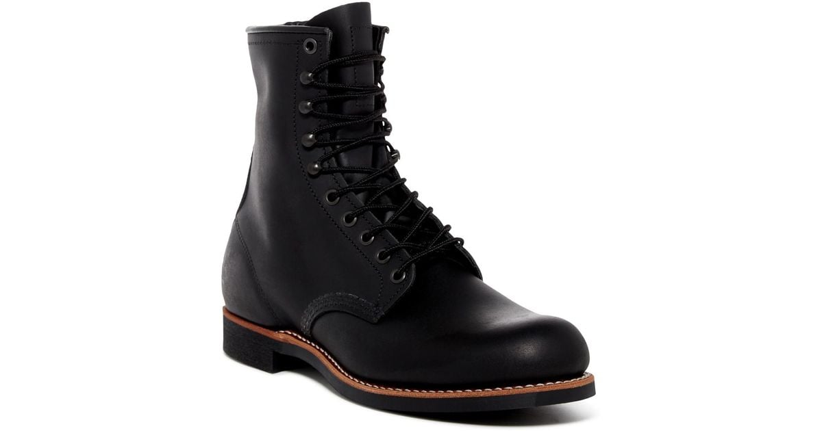 8 inch lace up boots