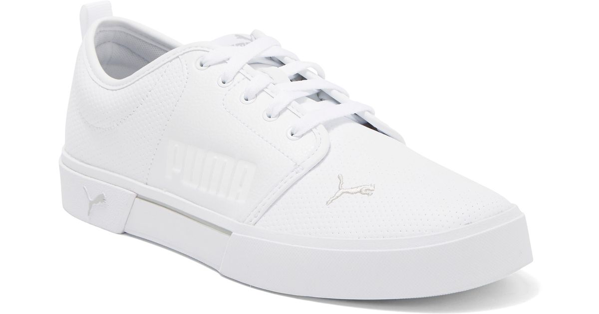 PUMA El Rey Ii Perforated Sneaker In White-gray Violet At Nordstrom ...