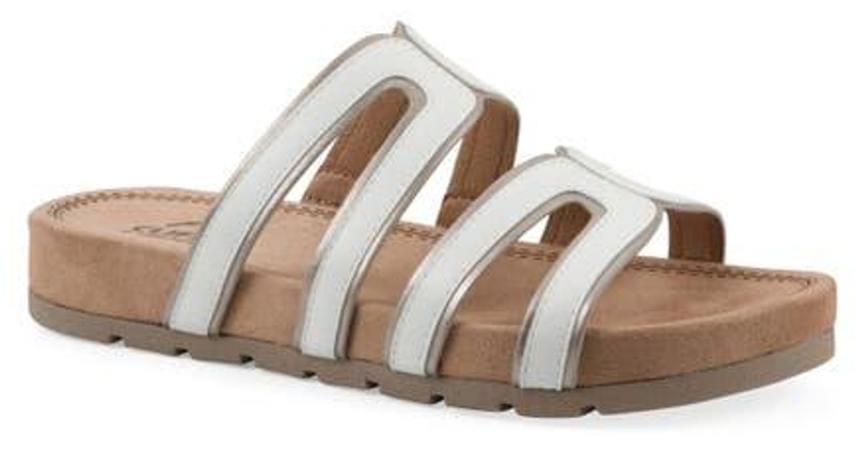 White Mountain Tina Rose Slide Sandal | Lyst