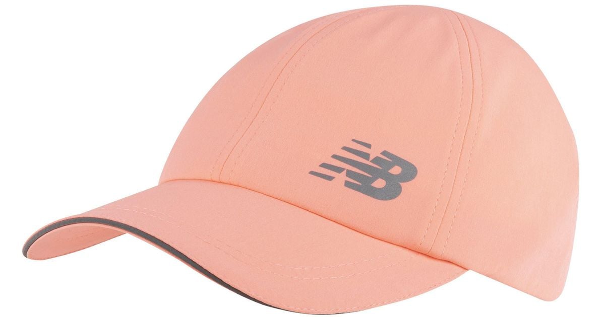 New Balance High Ponytail Performance Cap in Pink | Lyst