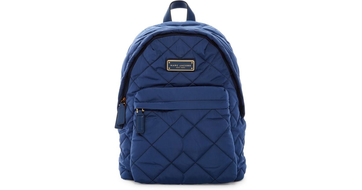 marc jacobs quilted nylon school backpack