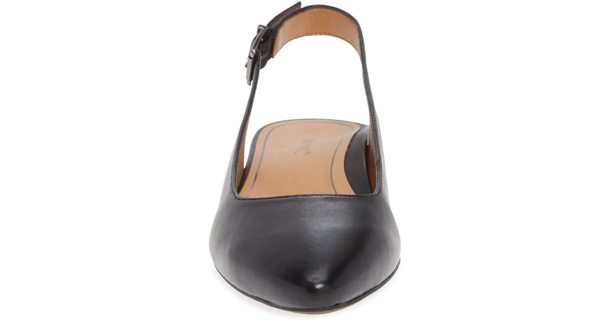 Vionic Jade Slingback Flat In Black At 