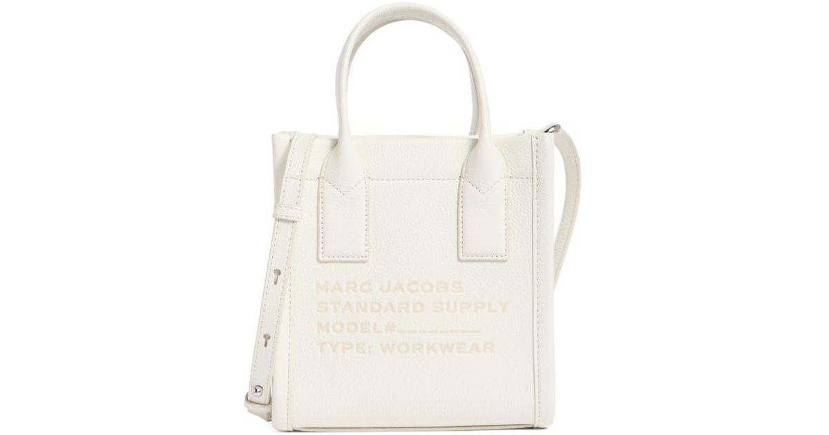 Marc Jacobs Small Leather Standard Supply Tote in Natural | Lyst