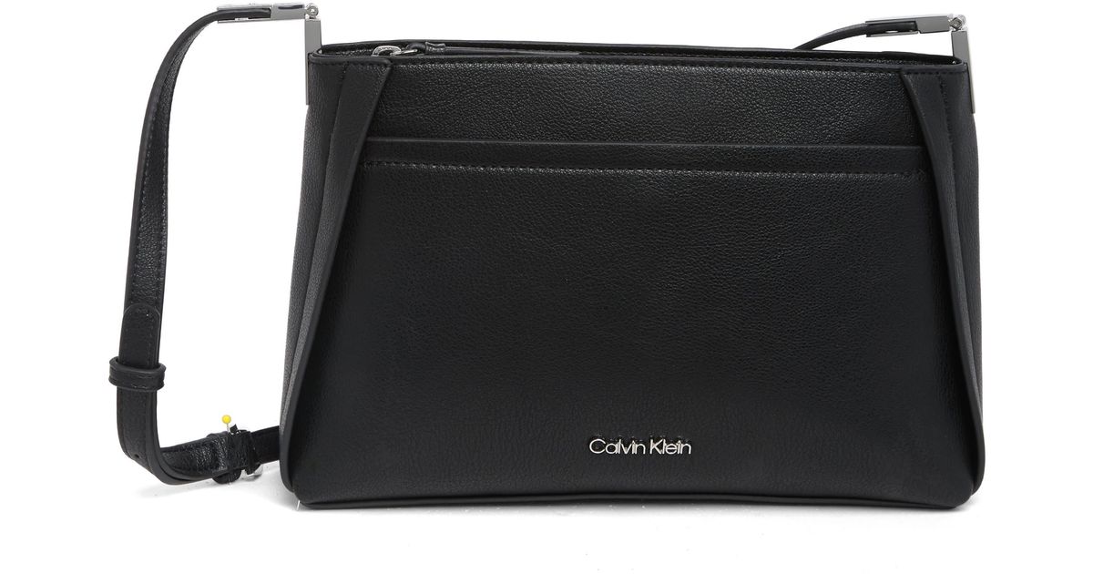 Calvin Klein Charlie Crossbody Bag in Black Lyst