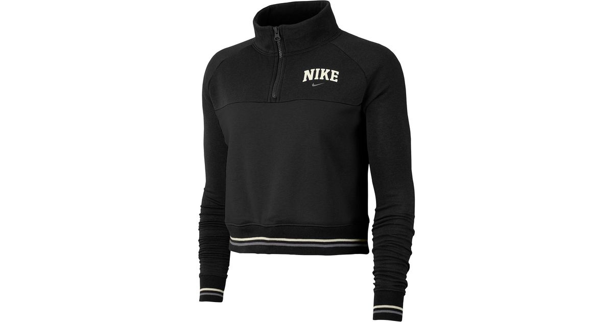 Nike Varsity Fleece Crop Pullover in 