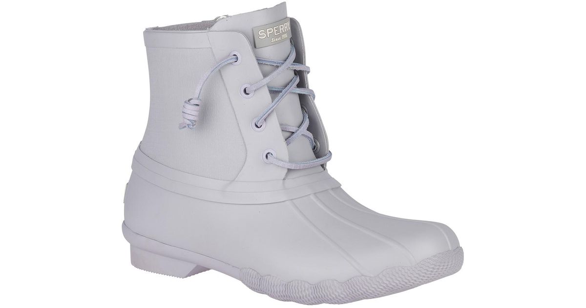 sperry saltwater rubber flooded duck boot