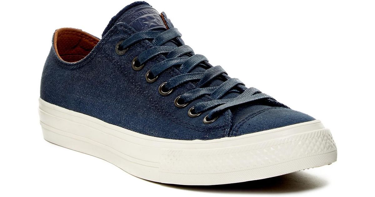 denim converse low top