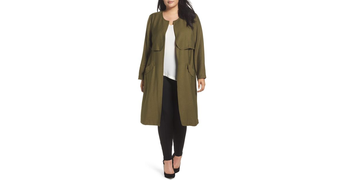 open front trench coat