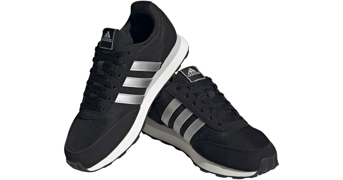 adidas Run 60s 3.0 Athletic Sneaker In Black/silver/white At Nordstrom ...