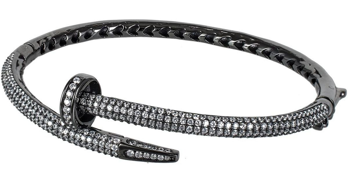 black nail bracelet