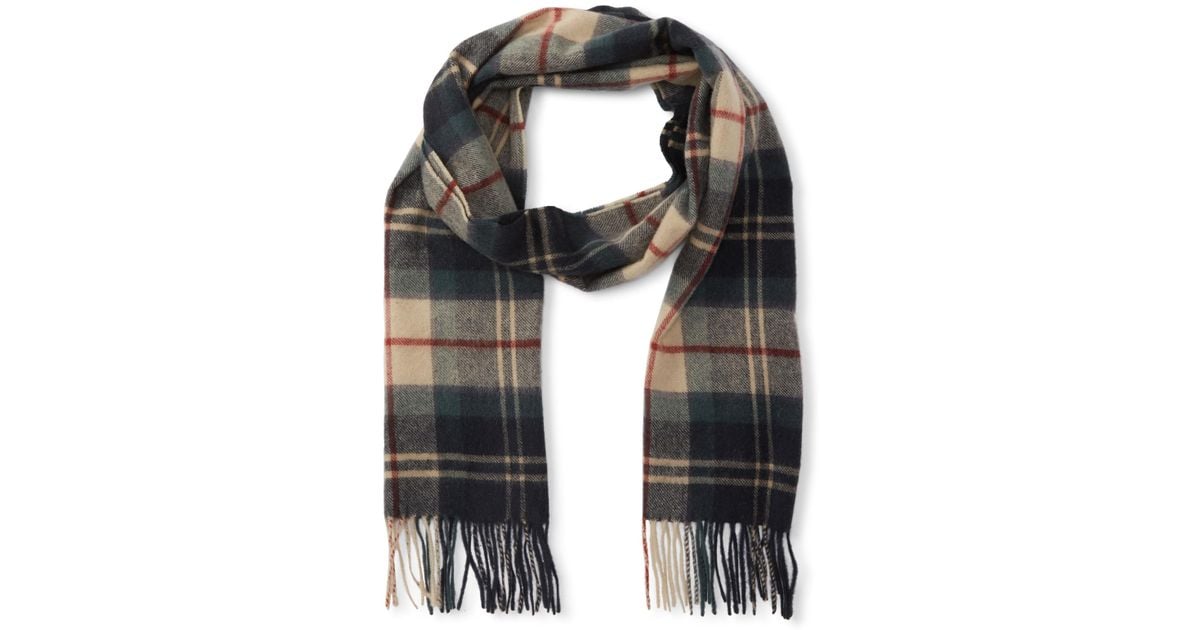 barbour land rover lambswool scarf 