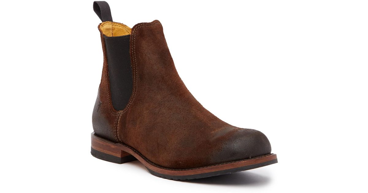 Frye suede hotsell chelsea boot