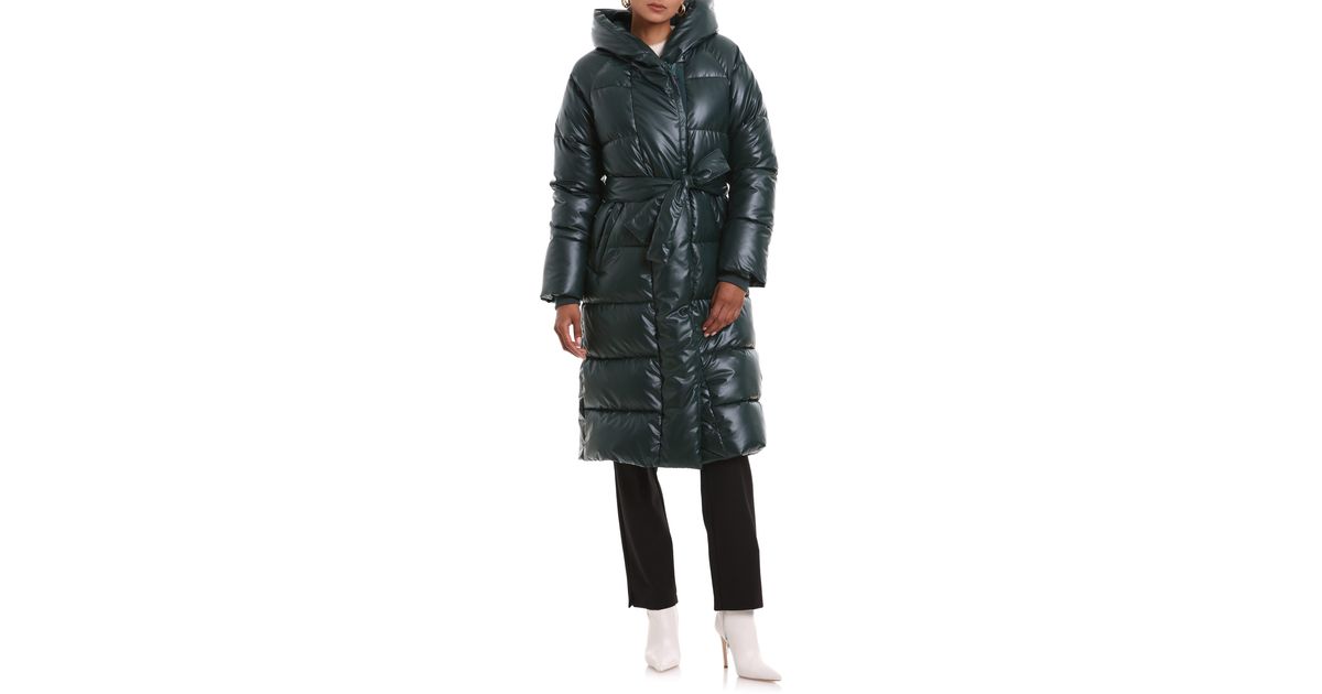 Avec les filles hooded maxi coat 2025