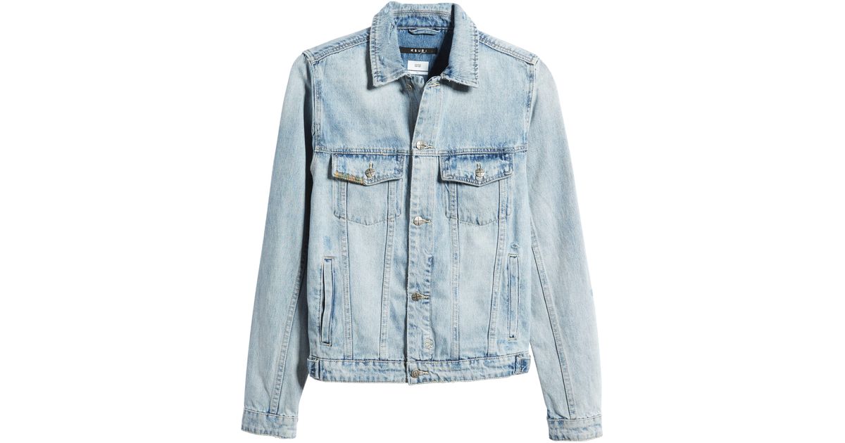 Ksubi Classic Kolor Stitch Denim Jacket 