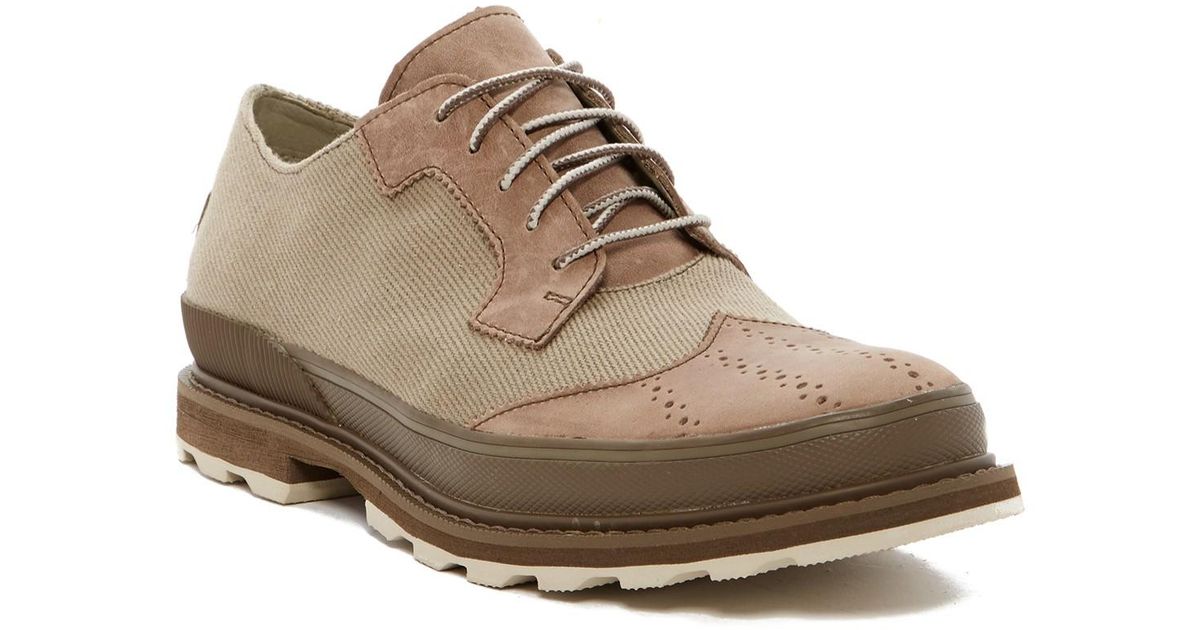 sorel madson waterproof wingtip derby