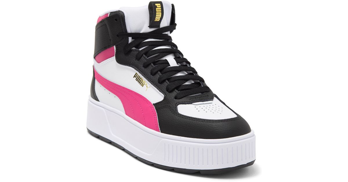 PUMA Karmen Rebelle Mid Sneaker in White | Lyst