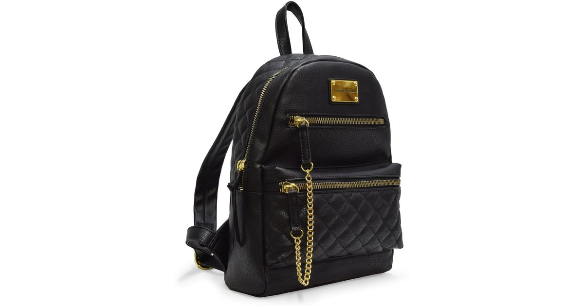 adrienne vittadini quilted backpack