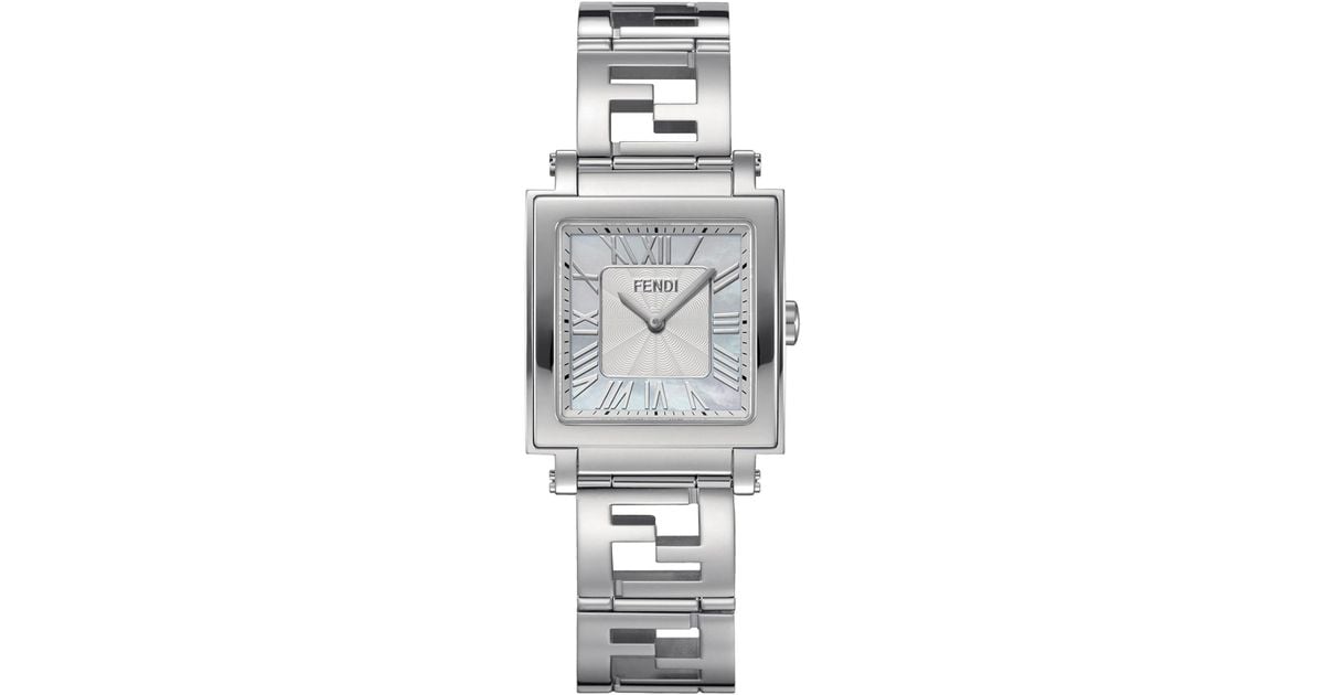 Fendi Women's New Quadro Watch in White 