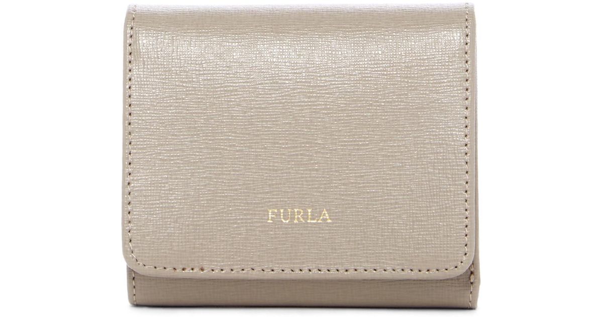 Furla Classic Leather Trifold Wallet Lyst