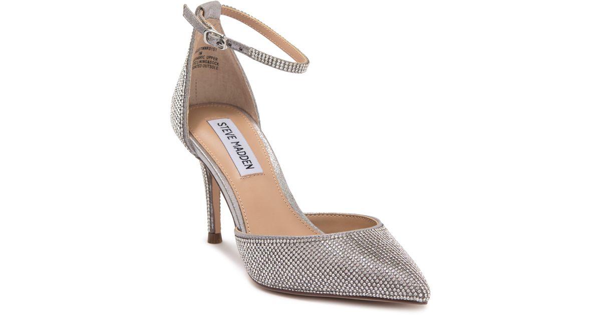 Steve Madden Twinkle Pump In Rhinestone At Nordstrom Rack in Metallic Lyst