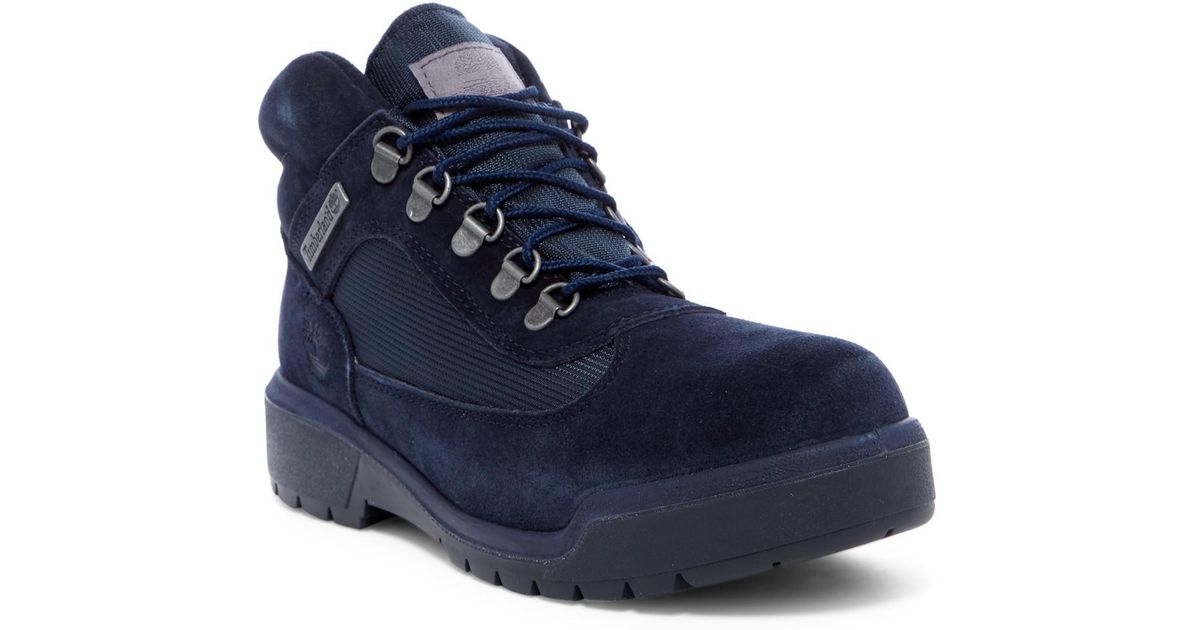 timberland field boots blue
