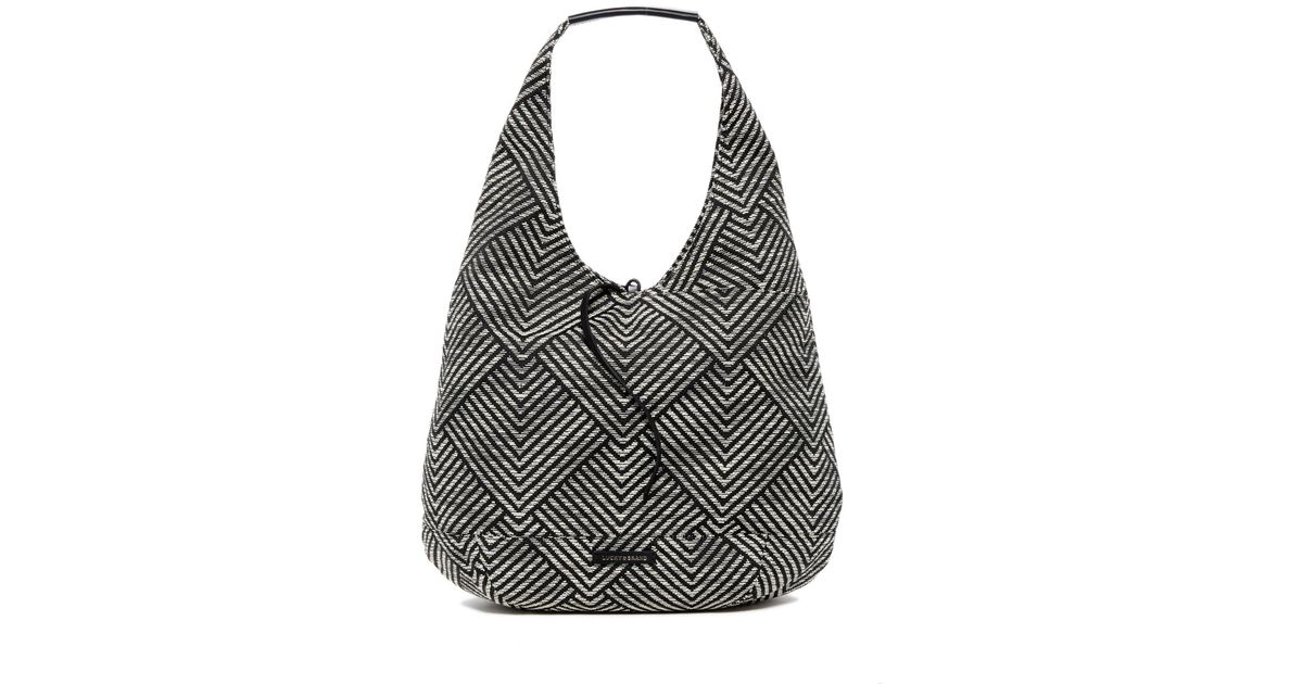 lucky brand mia woven hobo