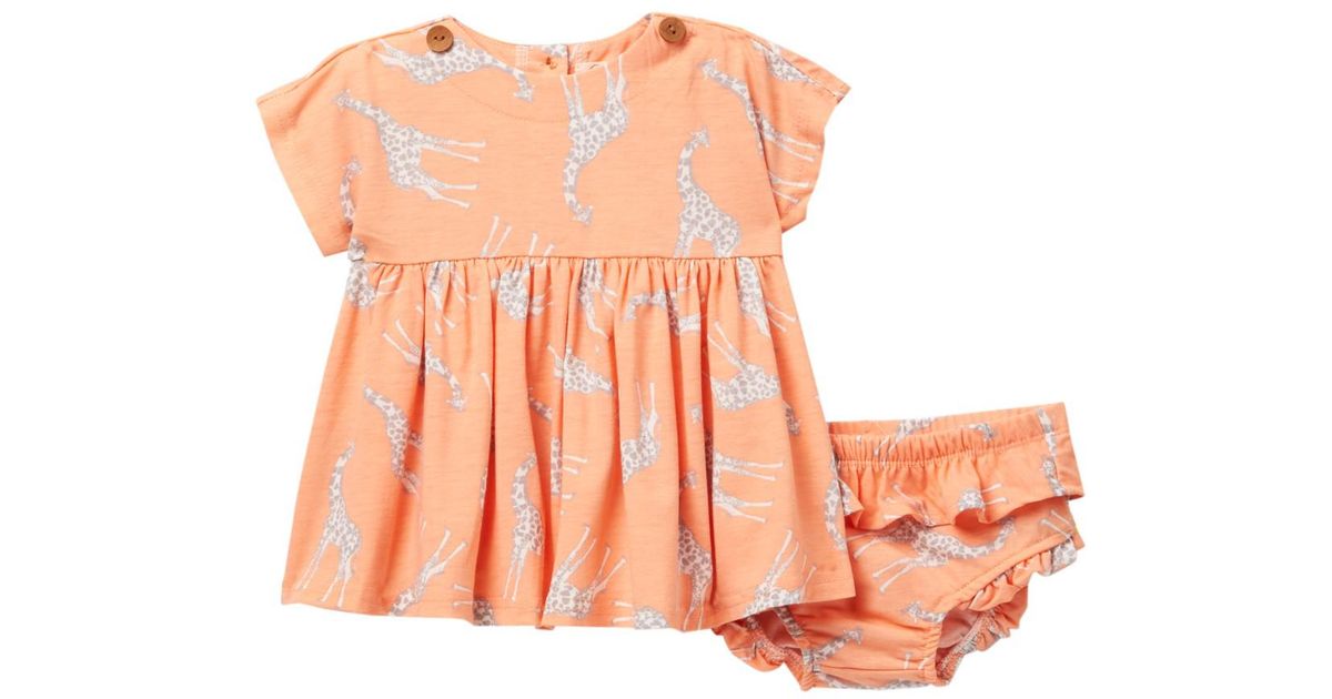jessica simpson peach dress baby