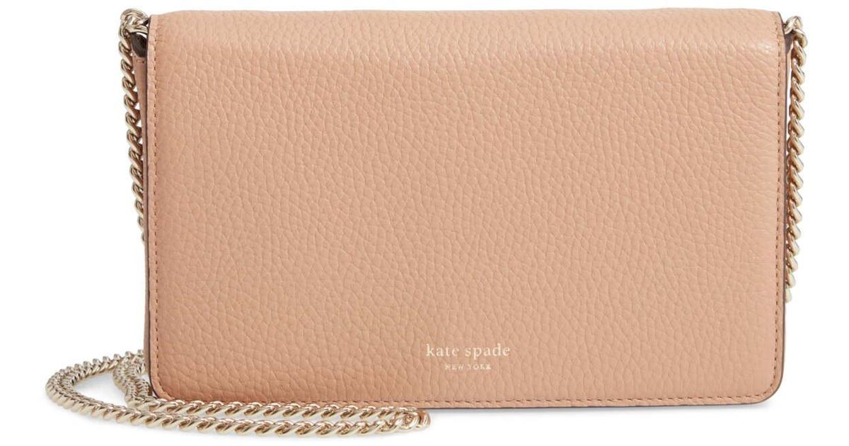 Kate Spade Shirley Leather Chain Wallet Crossbody Bag Lyst