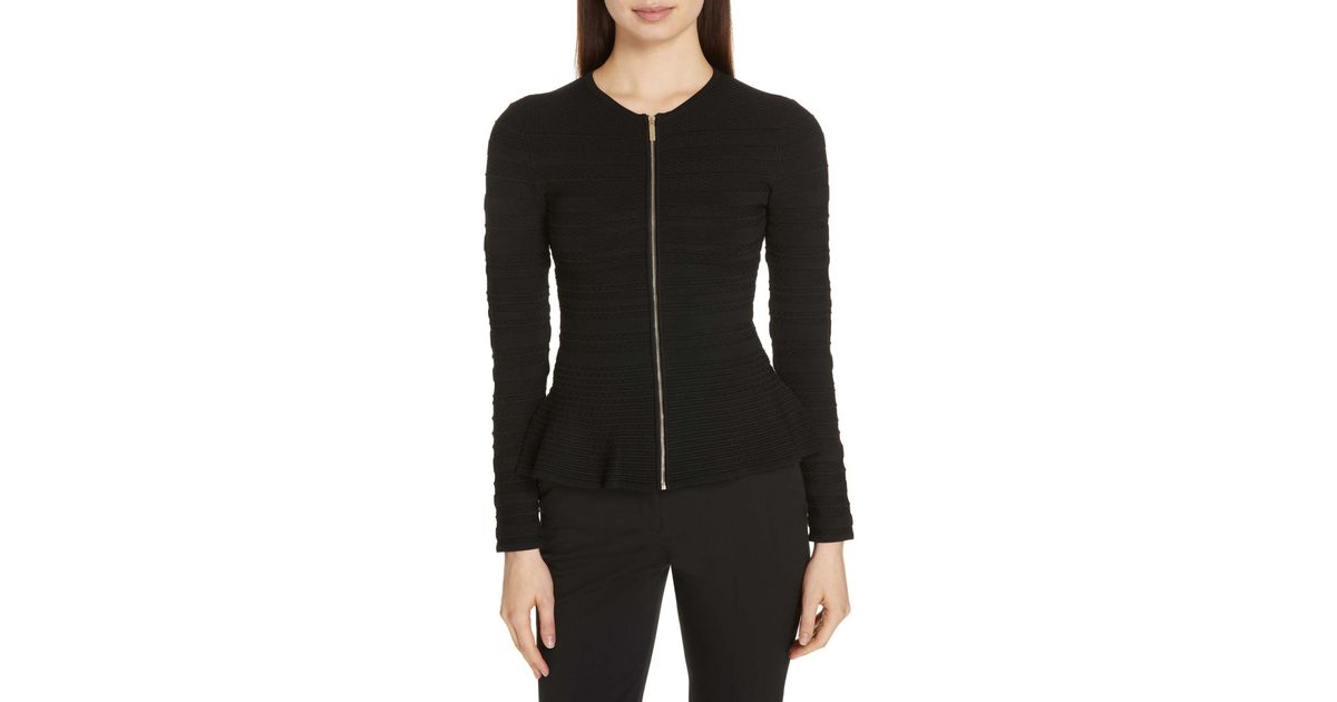 ted baker deari peplum cardigan