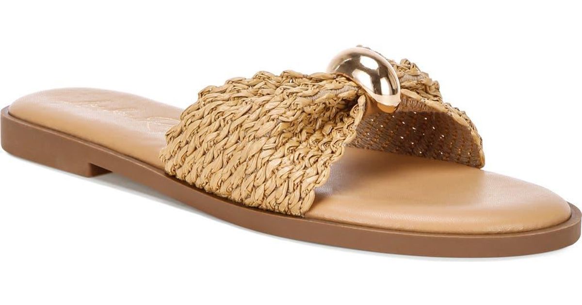 London Rag Slides LONDON RAG Onawa Slide Sandal in Brown | Lyst