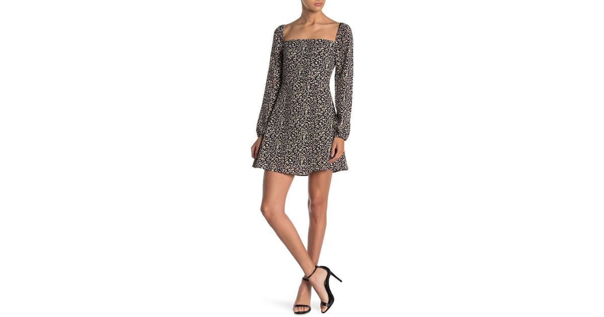 honey punch leopard dress