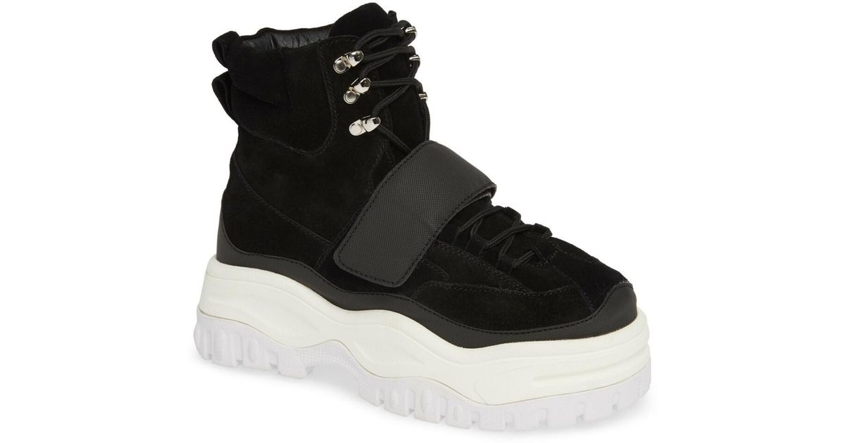 fonzie platform sneaker boot
