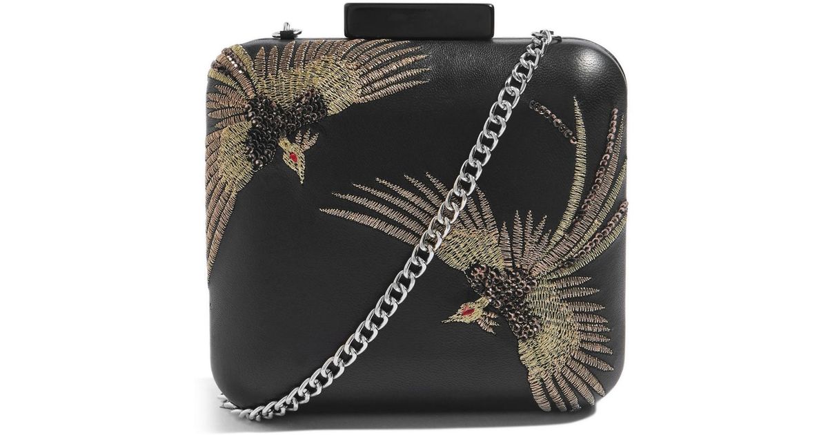 TOPSHOP Leather New Ava Bird Cross Body Bag new with tags