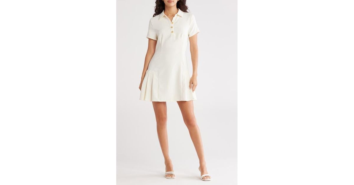 polo fit and flare dress Button-Down Pleated Robe Maxi Dress main image 0